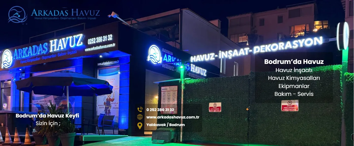 Arkadaş Havuz İmalatı Havuz Bakım Onarım Bodrum